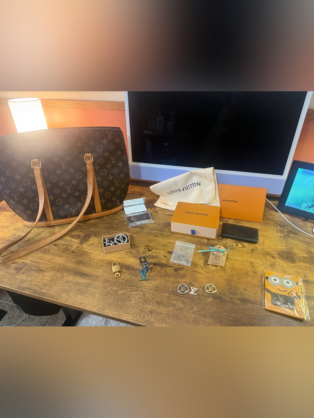 The last of the LV - Louis Vuitton Vinatge Brown Monogram Canvas Tote